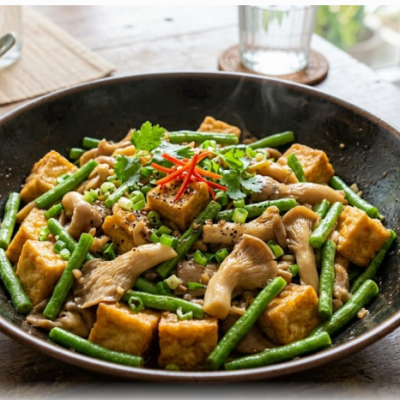 [CHAY] CƠM CHAY ĐẬU HŨ+NẤM ĐÔNG CÔ+ CÀ RỐT